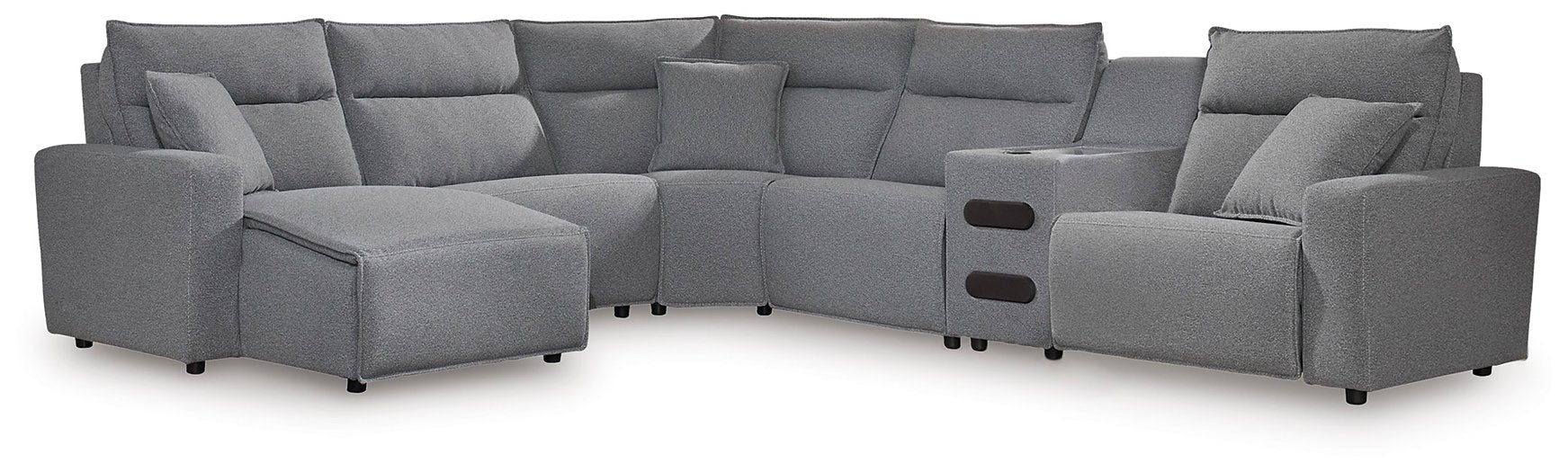 ModMax II Reclining Sectional with Chaise and Audio Console