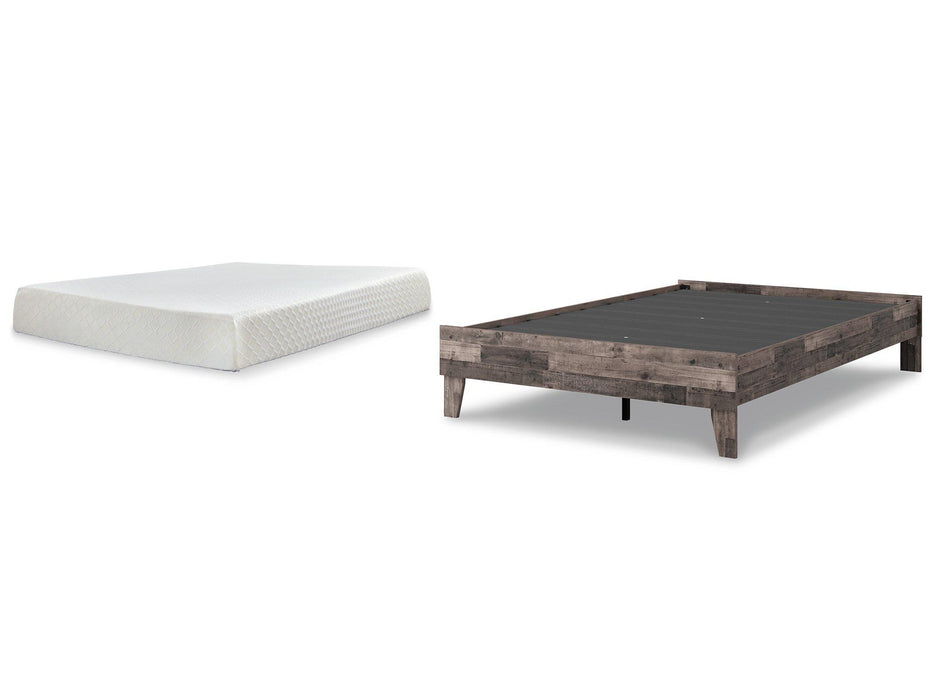 Neilsville Bed and Mattress Set